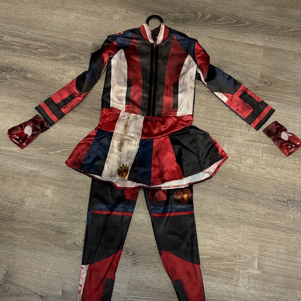 Disney Red, Navy & Black Heart Emblem Costume Set